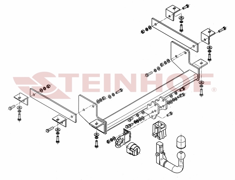 Vertikalna vlečna kljuka Renault Master - Van, Minibus, ne za vozila z stopnico (sprednji pogon) - od 04/2010